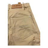 I'M BRIAN pantalone tinta unita con girovita regolabile Beige per Neonato SAMJL2024N BEIGE I'M BRIAN 