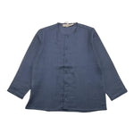 La Stupenderia Camicia Tinta Unita con Manica Lunga per Bambino TCCM75 BLU LA STUPENDERIA 