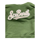 SAINT BARTH felpa tinta unita con cappuccio Verde per Bambina MINDYY VERDE SAINT BARTH 