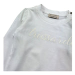 Trussardi Shirt Girocollo Tinta Unita con Logo per Neonata TIP26013TS BIANCO TRUSSARDI 