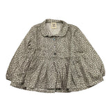 CAFFE' D'ORZO camicia tinta unita con fantasia fiori Bianco per Neonata ZV5A50 BIANCO CAFFE' D'ORZO 