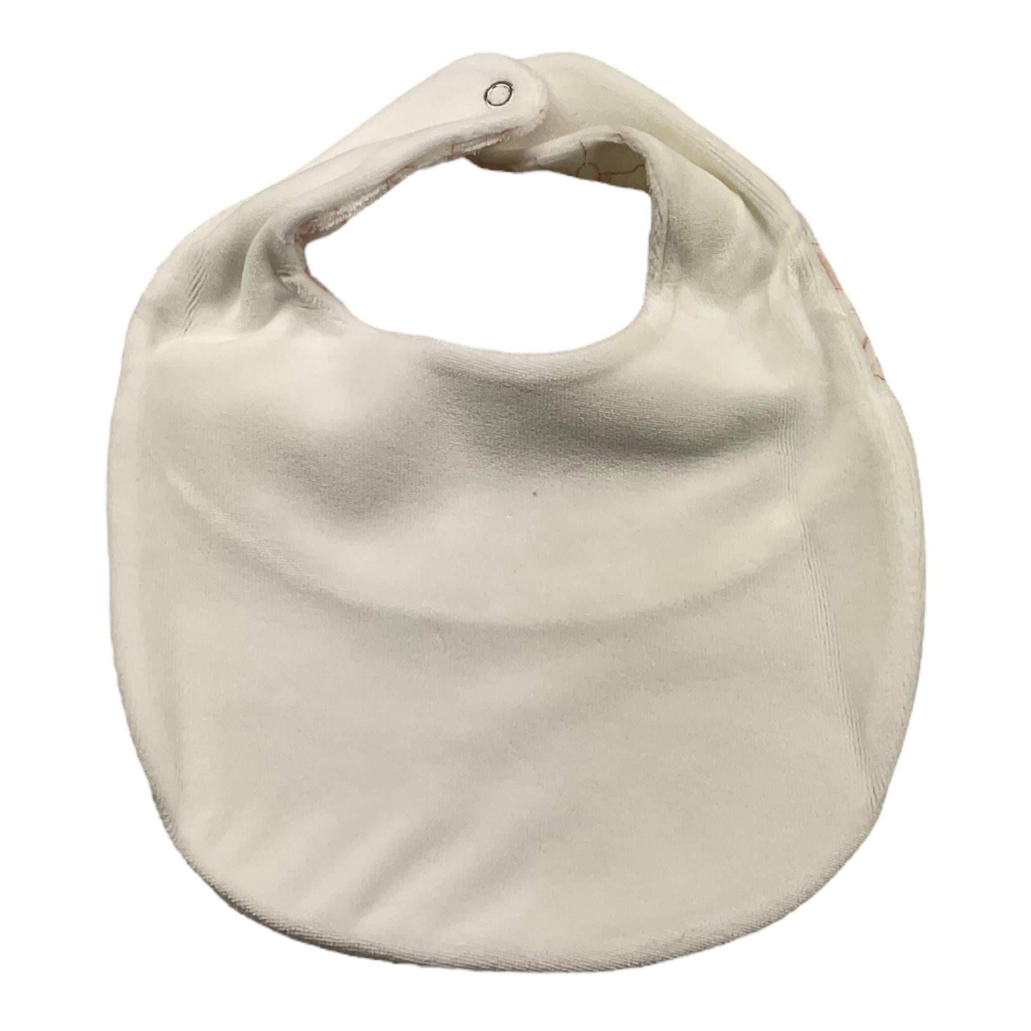 BABY VIP bavetta tinta unita cn stampa floreale Bianco per Neonata T1878 BIANCO BABY VIP 