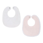 Mayoral Set 2 Pezzi Bavette Bicolore per Neonata 9264 BIANCO/ROSA MAYORAL 