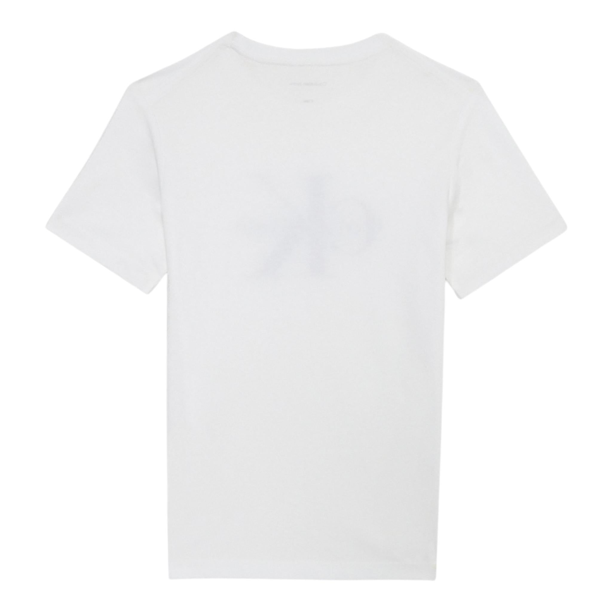 Calvin Klein T-Shirt Girocollo Tinta Unita con Logo per Bambino IN0IN0001J BIANCO CALVIN KLEIN 