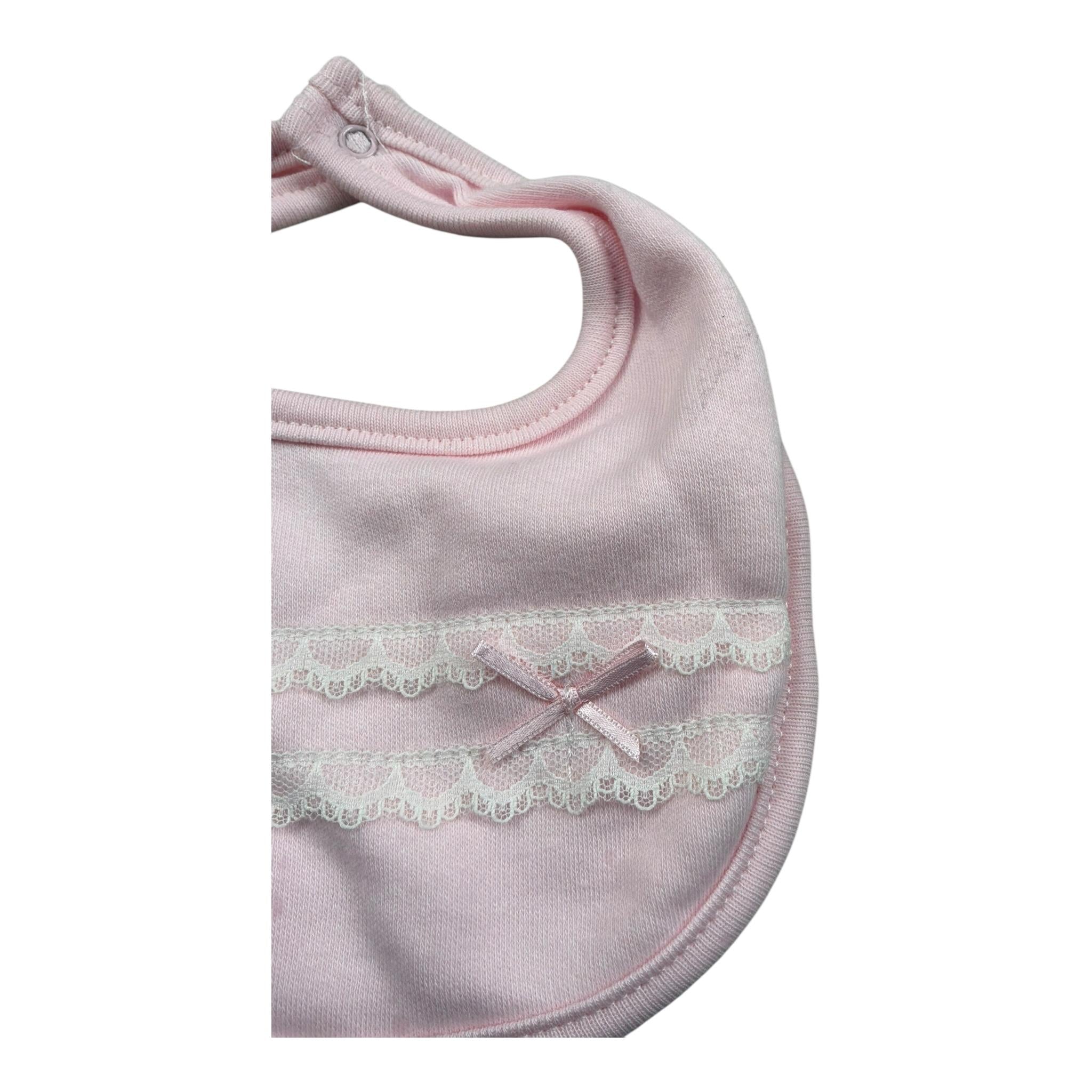 Calamaro Bavetta Tinta Unita per Neonata BVCL ROSA CALAMARO 