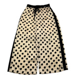 Alice Pi Schlichte Palazzo-Hose mit kontrastierendem Elfenbeinmuster für Mädchen