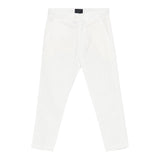 Fay Pantalone Tinta Unita con Girovita Regolabile per Bambino FW6P10X BIANCO FAY 