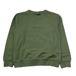 Dan John Felpa Chiusa Girocollo Tinta Unita con Logo per Bambino MFD5101J VERDE DAN JOHN 