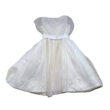 Monnalisa Abito Cerimonia Tinta Unita con Trasparenze per Bambina 793903 AVORIO MONNALISA 