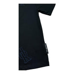 John Richmond T-Shirt Girocollo Tinta Unita con Ricami per Bambino RBP26099TS NERO JOHN RICHMOND 