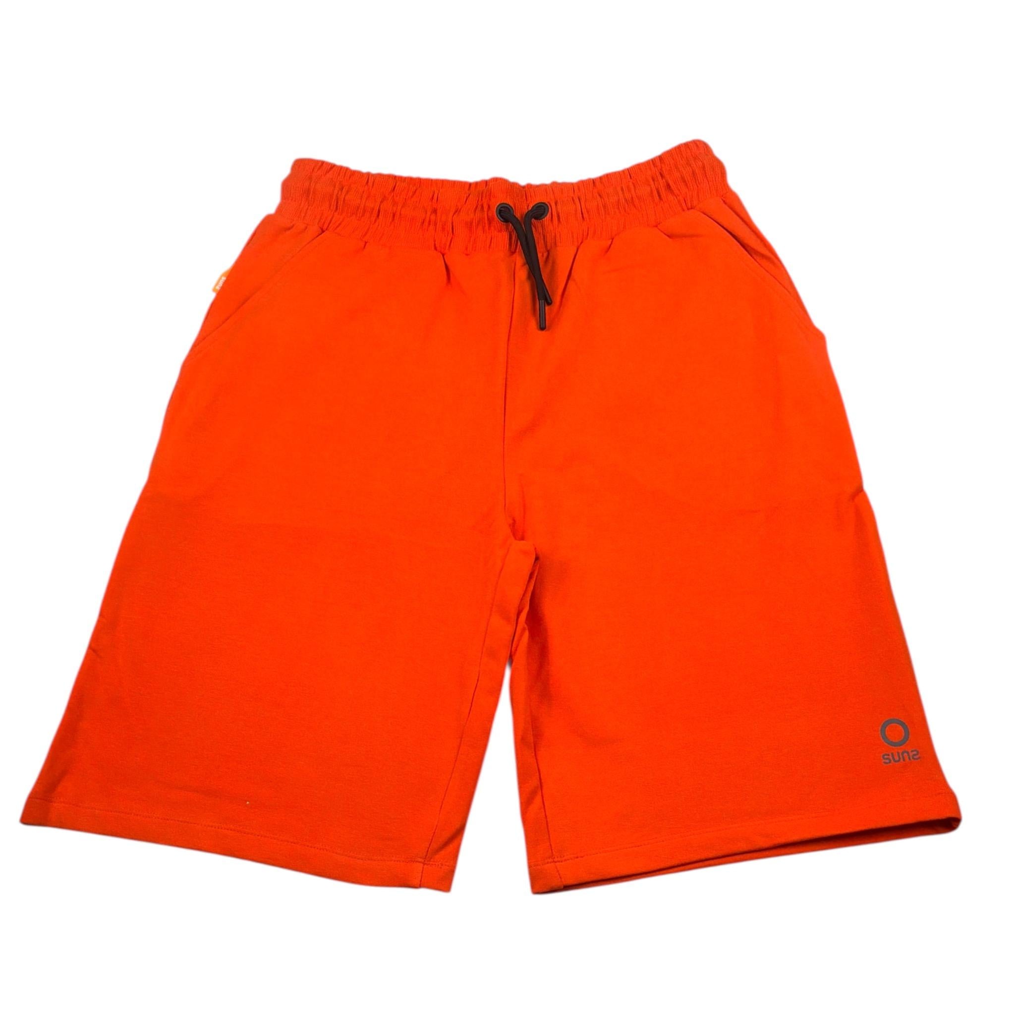 Suns Bermuda tinta unita con Elastico In Vita Arancione per Bambino BFS5105UX ARANCIONE SUNS 