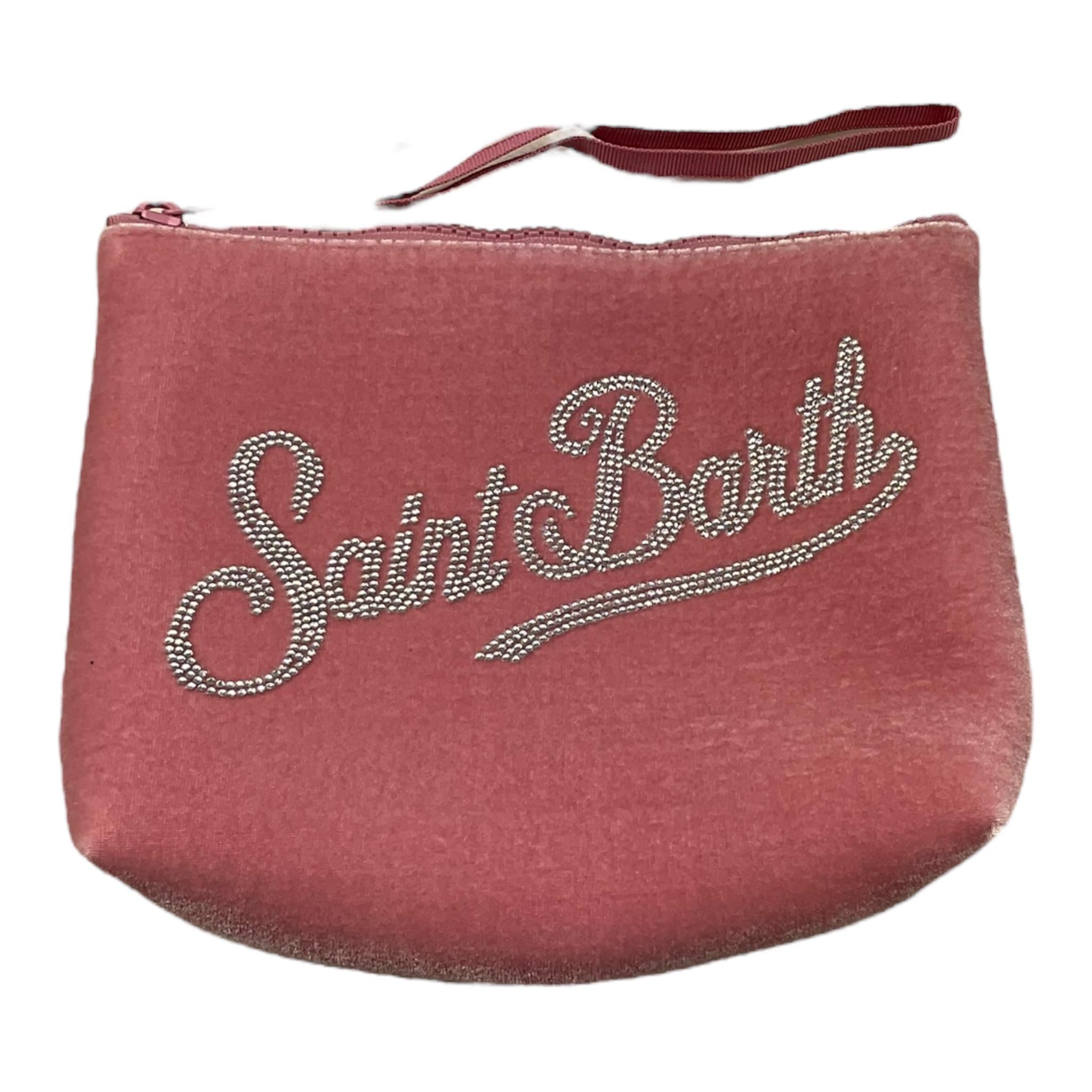 SAINT BARTH borsello tinta unita con logo Rosa per Bambina ALINEVELVET ROSA SAINT BARTH 