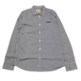 Saint Barth Camicia Manica Lunga Fantasia A Righe per Bambino AGN000100118 BLU SAINT BARTH 