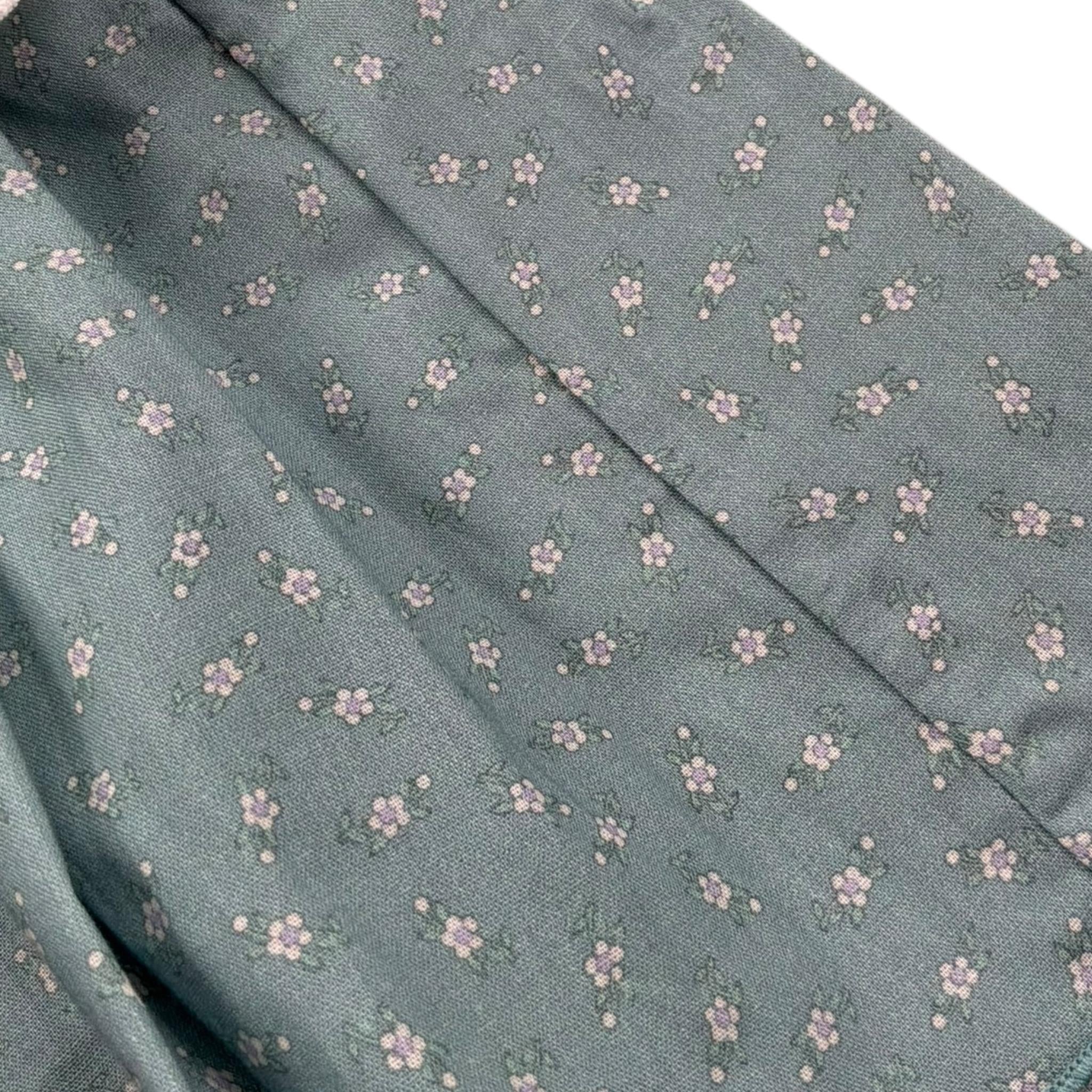 La Stupenderia Abito Tinta Unita con Fiocco E Stampa per Neonata TBTP52 VERDE LA STUPENDERIA 