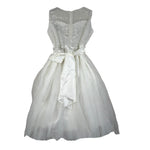 Magnifica Lulu Abito Cerimonia Giromanica Tinta Unita per Bambina ADELE BIANCO MAGNIFICA LULU 