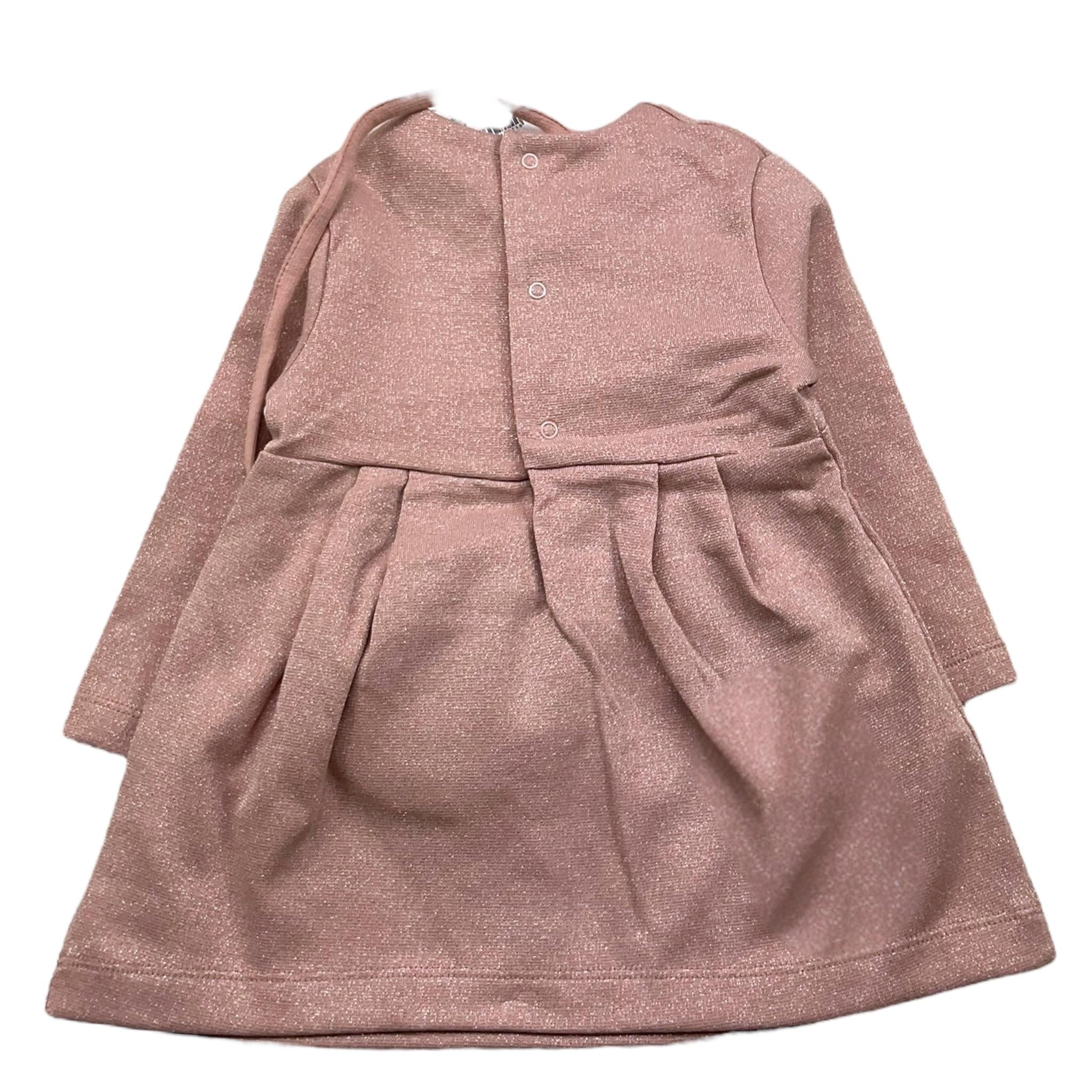 MAYORAL abito tinta unita con pochette girocollo Rosa per Neonata 2915X ROSA MAYORAL 