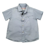 Cesare Paciotti Camicia Tinta Unita Mezza Manica per Neonato CMP3150B AZZURRO CESARE PACIOTTI 