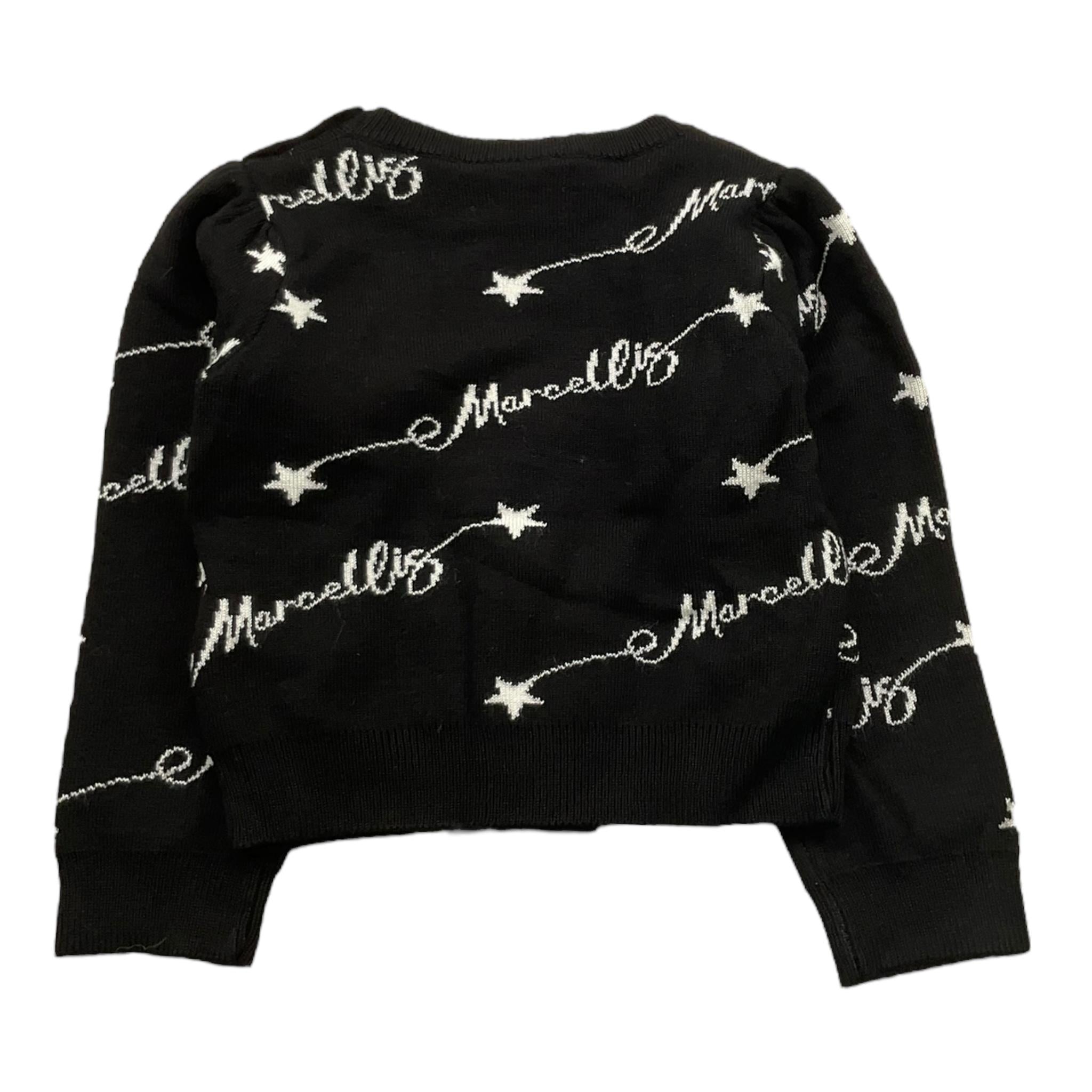 MARC ELLIS maglia girocollo tinta unita logata Nero per Neonata JMNSW00180X NERO MARC ELLIS 