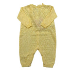 Elisabetta Franchi Pagliaccetto Tinta Unita Traforato per Neonato ENTU127 GIALLO ELISABETTA FRANCHI 