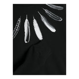 Marcelo Burlon Felpa Girocollo Tinta Unita con Stampa per Bambino CBB001F23 NERO MARCELO BURLON 