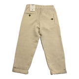 Berna Pantalone Tinta Unita Con Elastico In Vita Beige Per Bambino