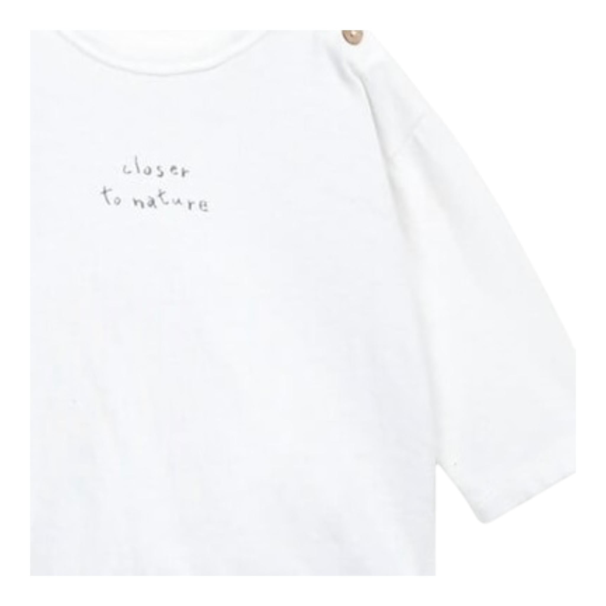 PLAY UP shirt girocollo tinta unita con stampa Bianco per Bambino PA011AP10900J BIANCO PLAY UP 