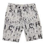 John Richmond Bermuda Tinta Unita Logato per Bambino RBO24168BE BIANCO JOHN RICHMOND 