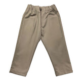 MICHAEL COAL pantalone tinta unita con elastico in vita Fango per Neonato FJDKD FANGO MICHAEL COAL 