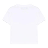Dsquared2 T-Shirt Girocollo Tinta Unita con Stampa per Neonato DQ2854 BIANCO DSQUARED2 