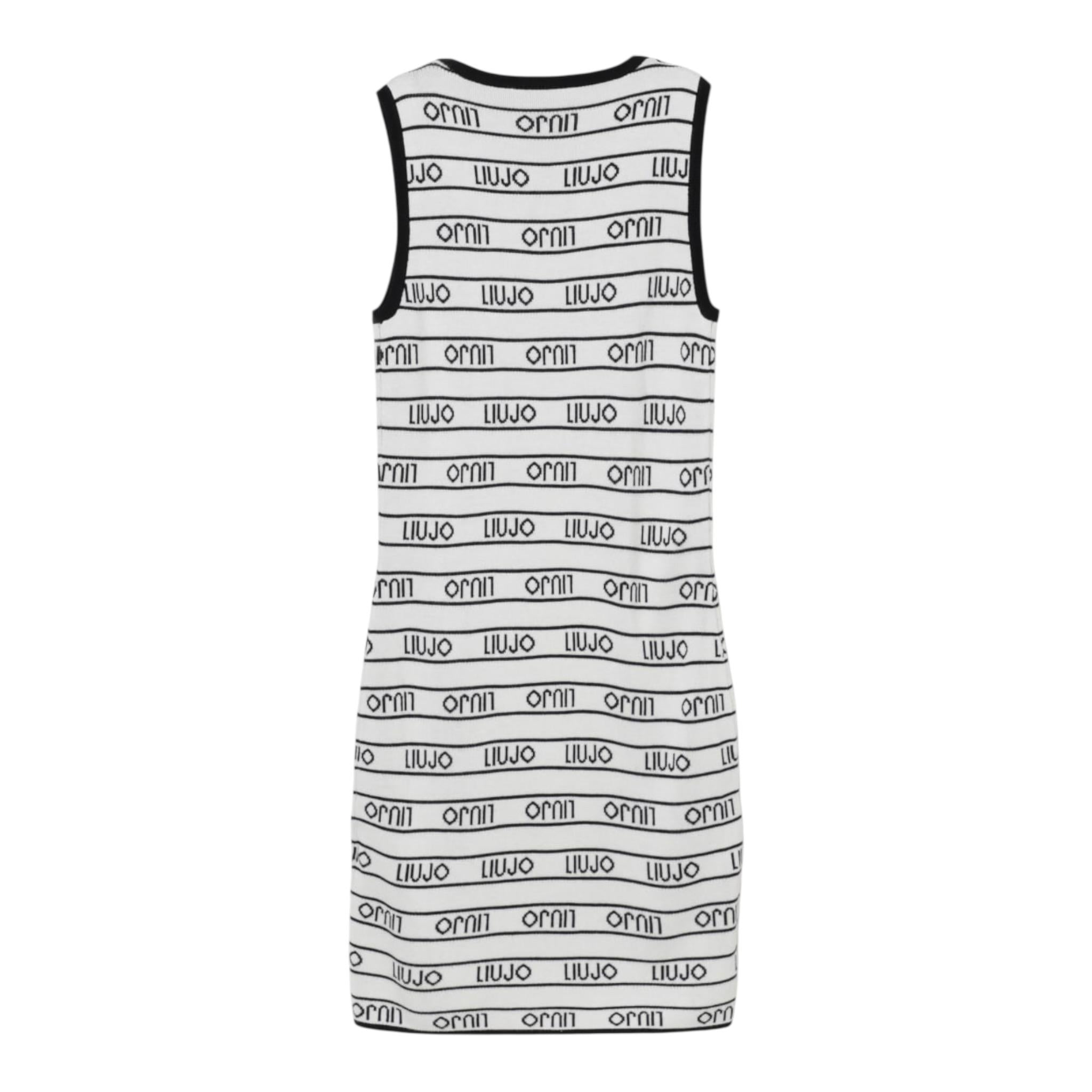 Liu Jo Abito Bicolore Logato per Bambina GA5077 BIANCO/NERO LIU JO 