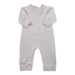 Lalalu' Pagliaccetto Tinta Unita Traforata per Neonata TML21P ROSA LALALU' 