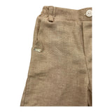 Le Bebe' Bermuda Tinta Unita Con Elastico In Vita Beige Per Neonato