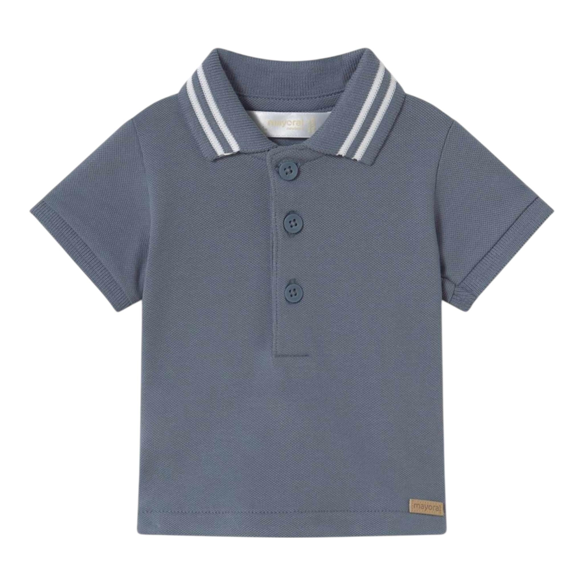 Mayoral Polo Mezza Manica Tinta Unita per Neonato 190XX BLU MAYORAL 