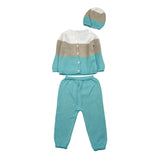 Juliana Completo 3 Pezzi T-Shirt-Culotte-Babbucce Multicolor per Neonato 25067X MULTICOLOR JULIANA 