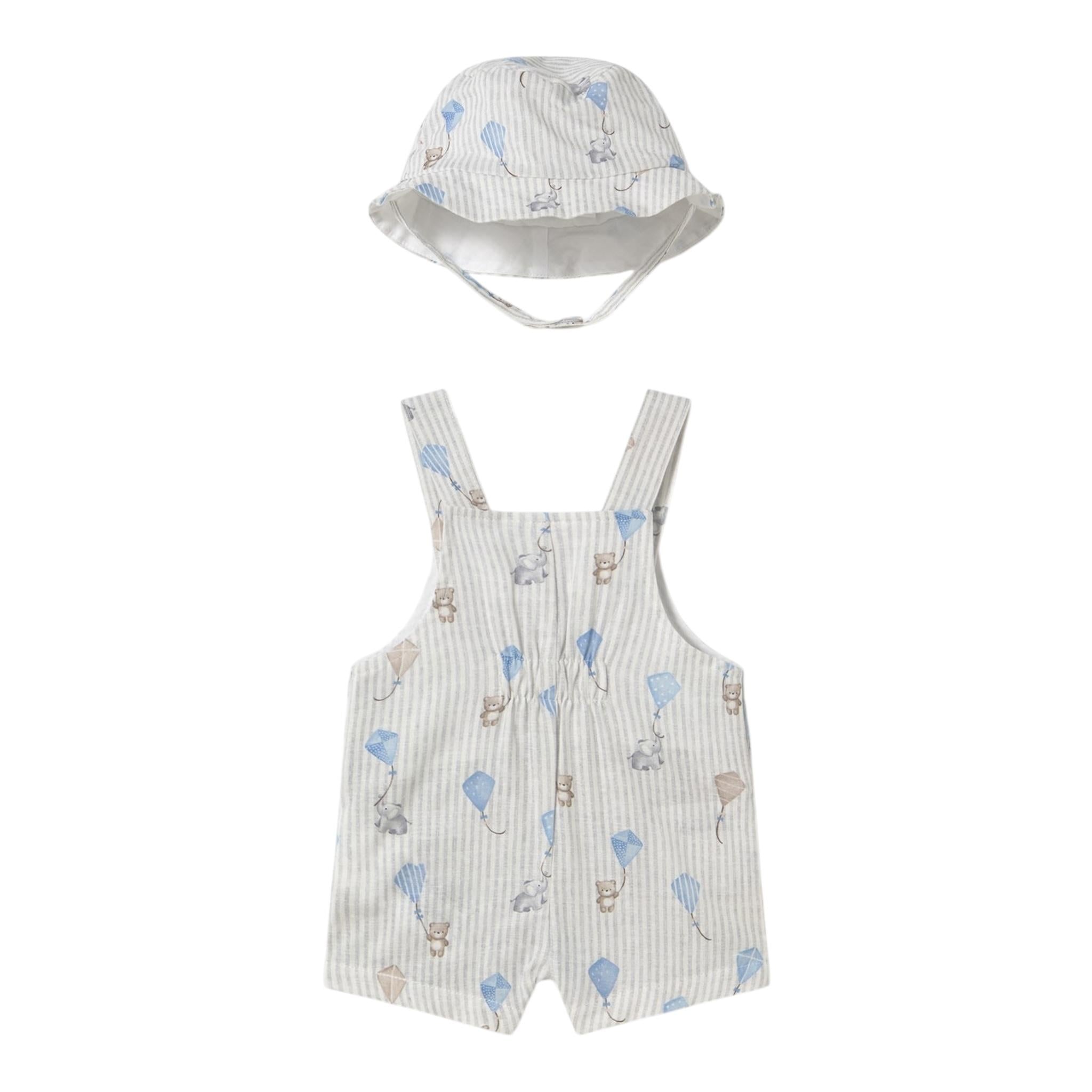 Mayoral Completo 2 Pezzi Salopette-Cappello per Neonato 1601 BEIGE MAYORAL 