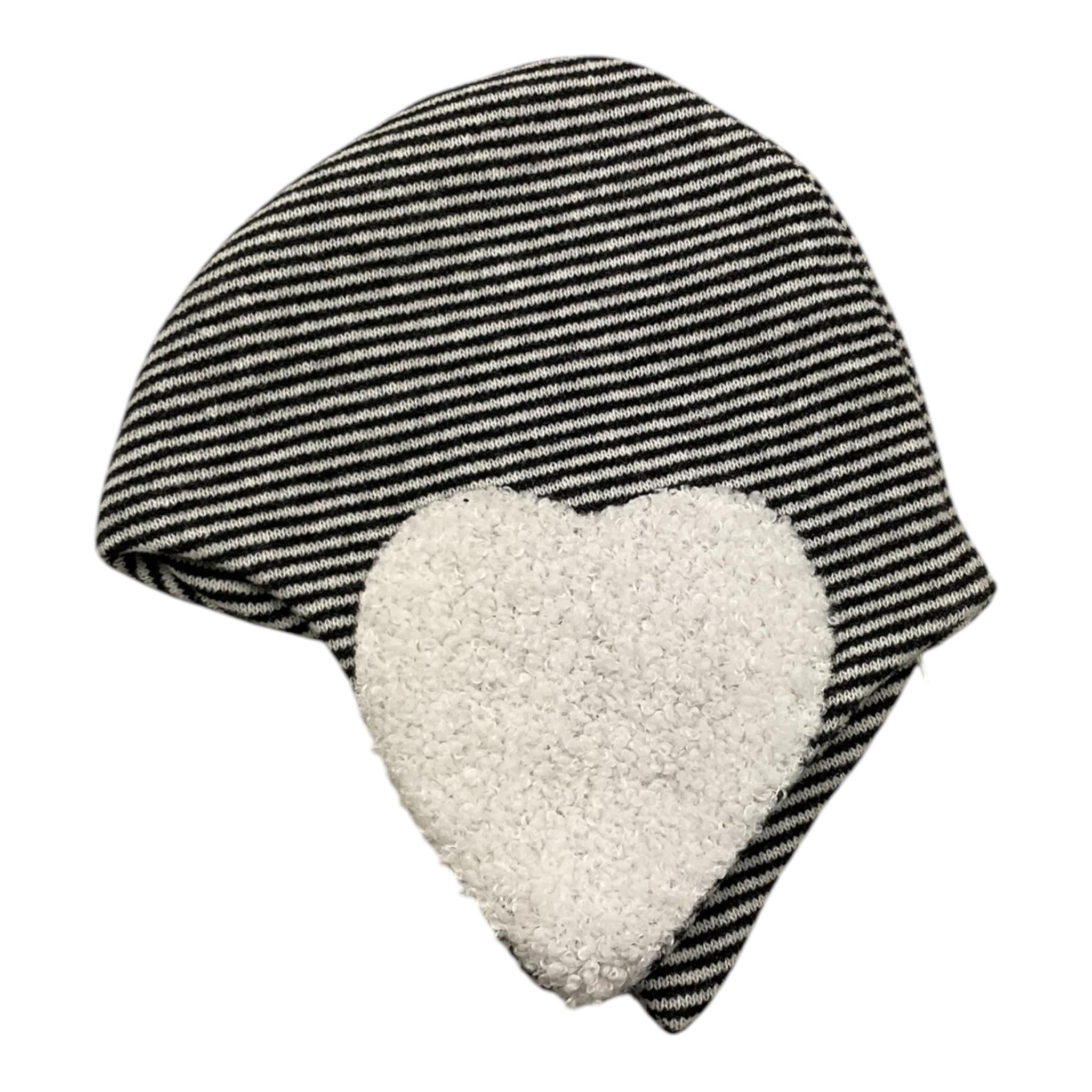 LALALU' cappello fantasia a righe Nero per Neonata CAL8N NERO LALALU' 