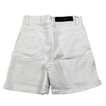 Do Not Conform Bermuda In Denim Tinta Unita con Girovita Regolabile per Bambino TAN007 BIANCO DO NOT CONFORM 