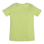 Guess T-Shirt Gircollo Tinta Unita con Stampa per Neonato I3RI03K8HM0X VERDE GUESS 