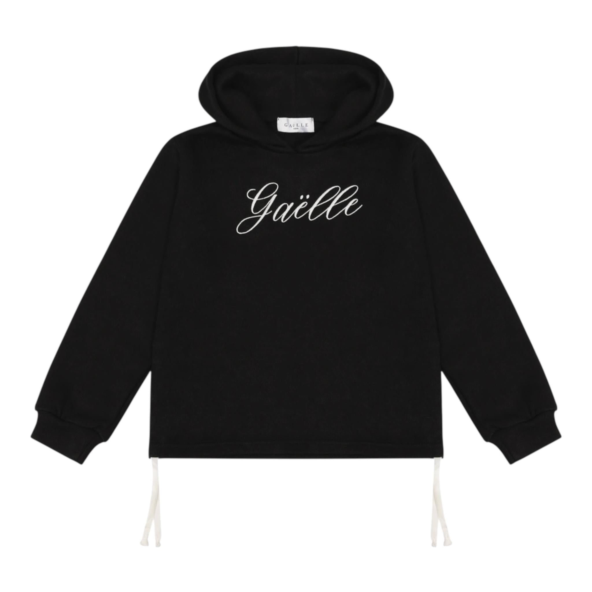 GAELLE completo 2pz felpa-pantalone a palazzo Nero per Bambina 2741W003300 NERO GAELLE 