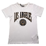 Berna T-Shirt Girocollo Tinta Unita Con Stampa In Contrasto Bianco Per Bambino