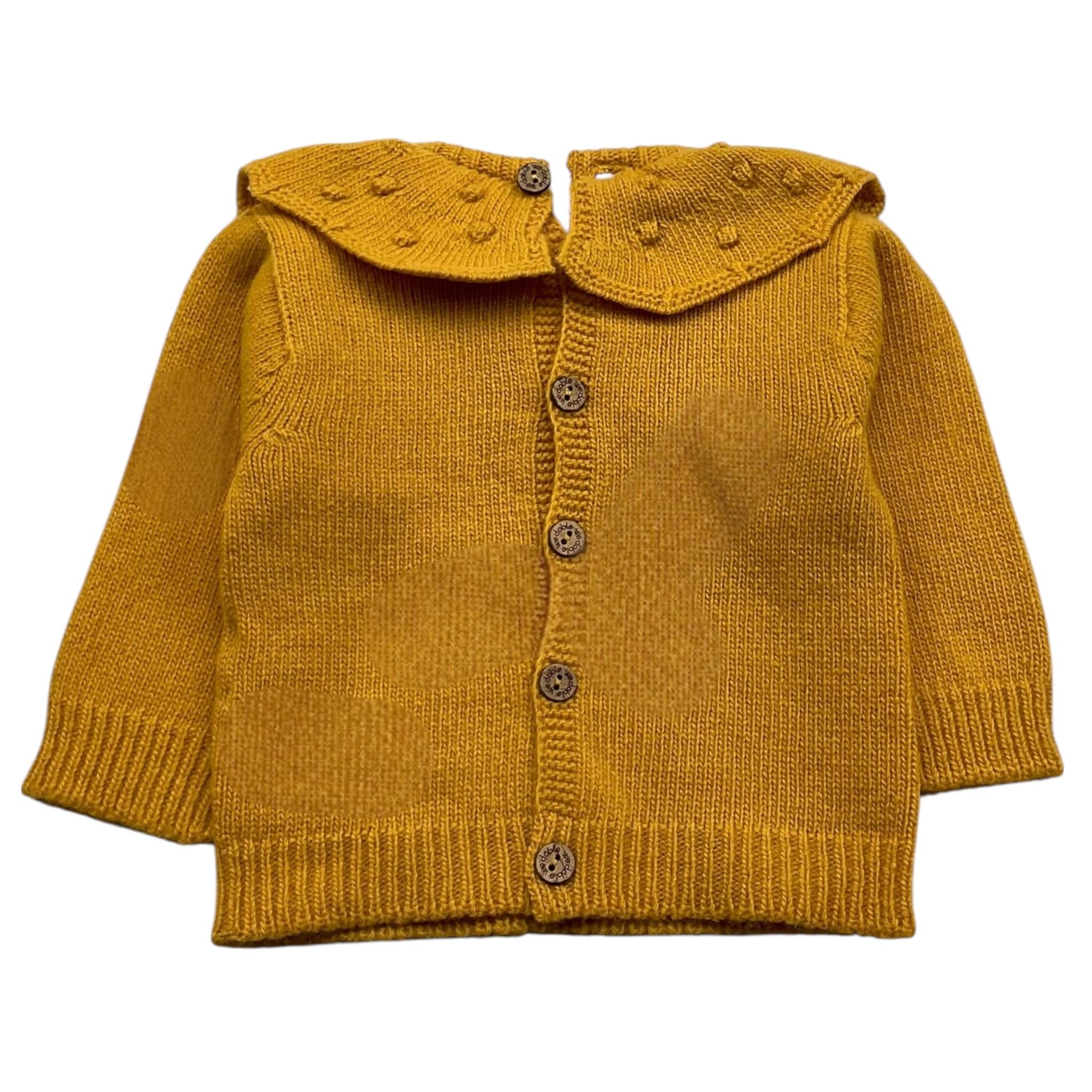 WEDOBLE maglia girocollo tinta unita con ricami Giallo per Neonata I2407301 GIALLO WEDOBLE 