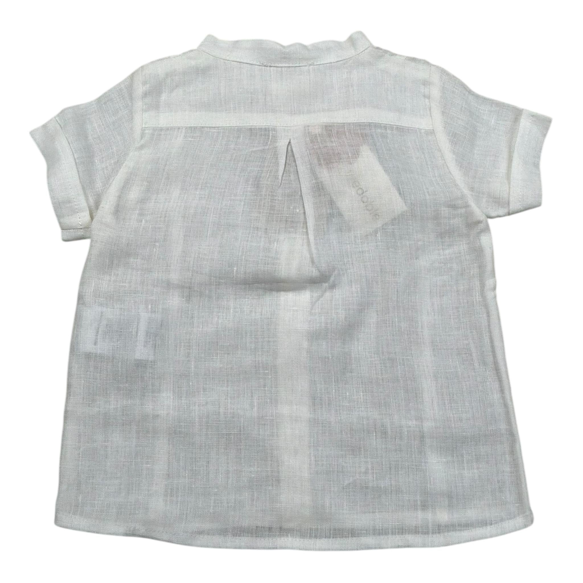 Wedoble Camicia Mezza Manica Tinta Uita per Neonato V2416914A PANNA WEDOBLE 