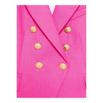 Balmain Giacca Tinta Unita con Bottoni per Bambina BW2A04 FUXIA BALMAIN 