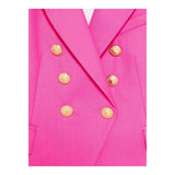 Balmain Giacca Tinta Unita con Bottoni per Bambina BW2A04 FUXIA BALMAIN 