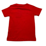F**K T-Shirt Girocollo Tinta Unita Con Stampa Rosso Per Neonato
