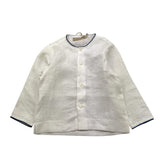 La Stupenderia Camicia Tinta Unita Manica Lunga per Bambino TJCM73 BIANCO LA STUPENDERIA 