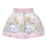 Monnalisa Gonna Tinta Unita con Stampa 'Alice Nel Paese Delle Meraviglie' per Neonata 31E703X BIANCO/ROSA MONNALISA 