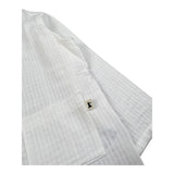 Petit Indi Camicia Tinta Unita Manica Lunga per Bambino SS25BK6840ZX BIANCO PETIT INDI 