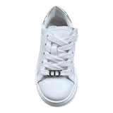 Twinset Sneaker Tinta Unita con Lacci per Bambina 242GCB020 BIANCO TWINSET 