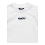 K-Way T-Shirt Girocollo Tinta Unita con Logo per Neonato K11613WXX BIANCO K-WAY 